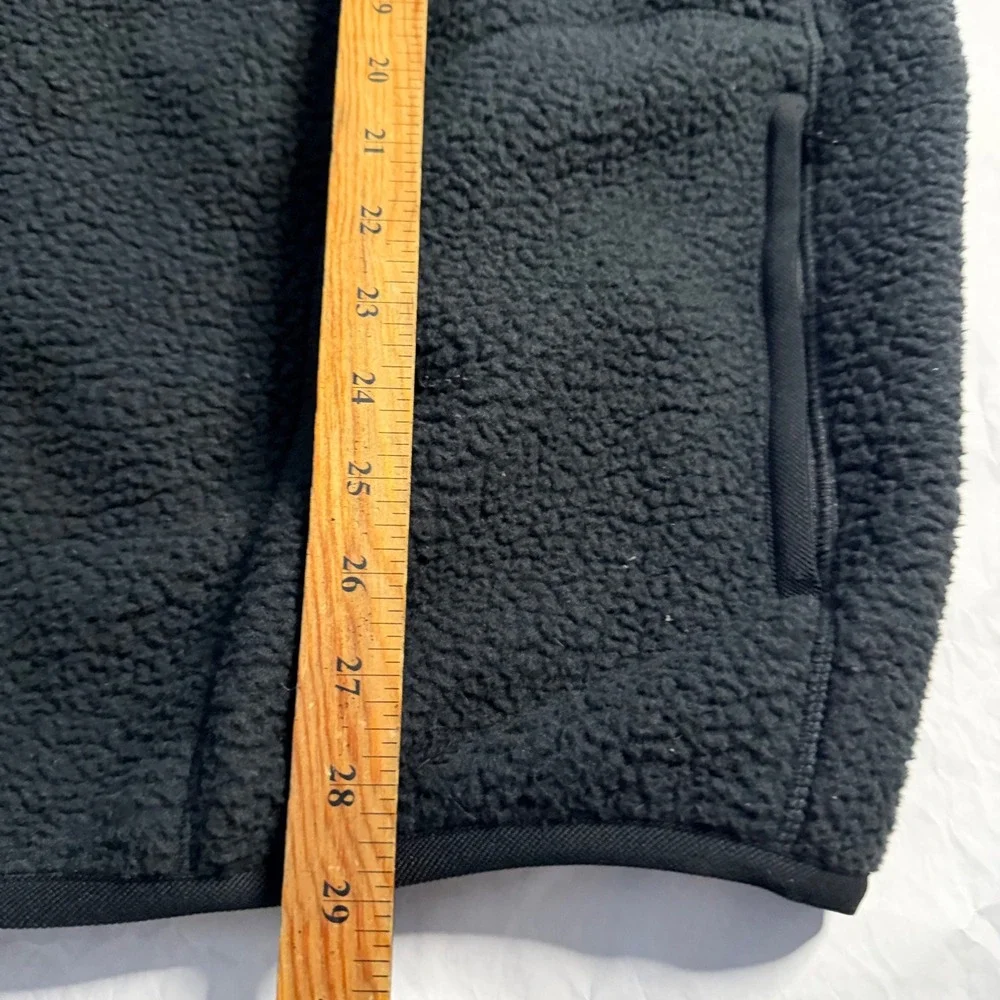 Nike‎ Mens Black Sherpa Pile Fleece Vest Zip Up Hiking Gilet Swoosh Outdoor XXL
